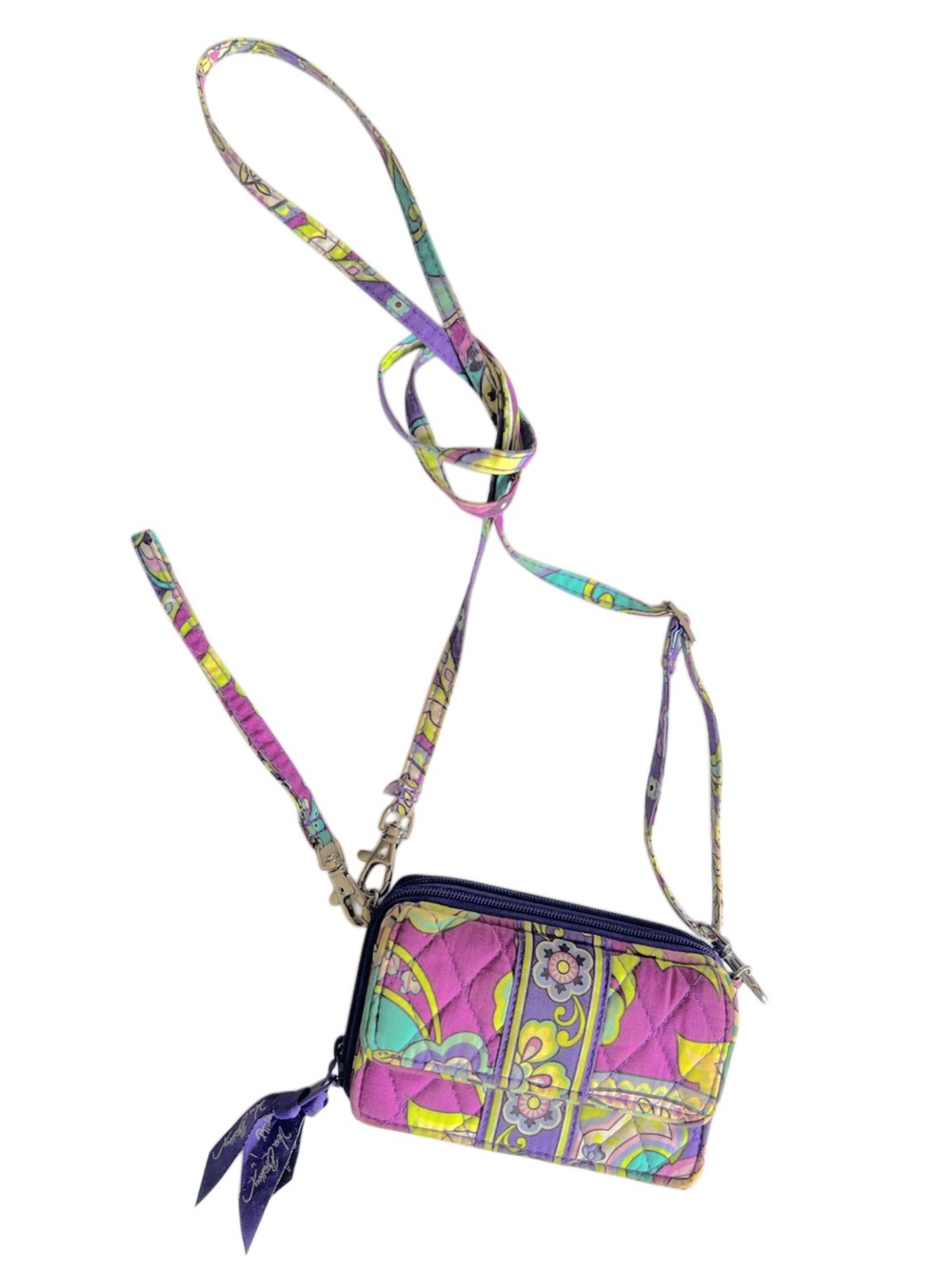 Vera Bradley Heather Pattern All-In-One Crossbody Wallet Smartphone Wristlet
